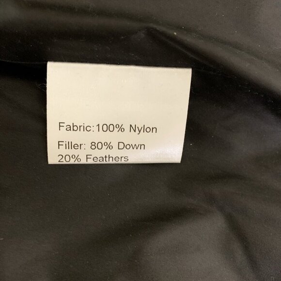 Glamourpuss NYC Short Sleeve Black Down Puffer Jacket Quilted Button Front Small - Picture 6 of 7